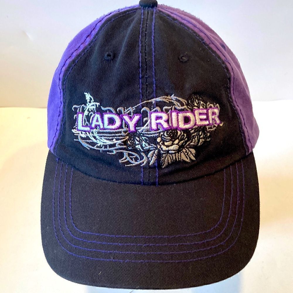 Hot Leathers Lady Rider Biker Hat Cap Women's